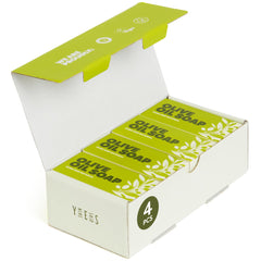 Skin Said Yes pure olive oil soap bar set of 4 for daily cleansing.
