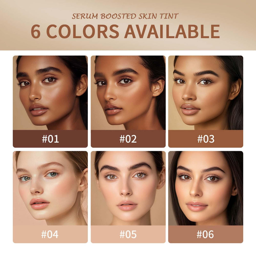 Skin Tint & Contour Stick natural satin-matte finish for a refreshed look.