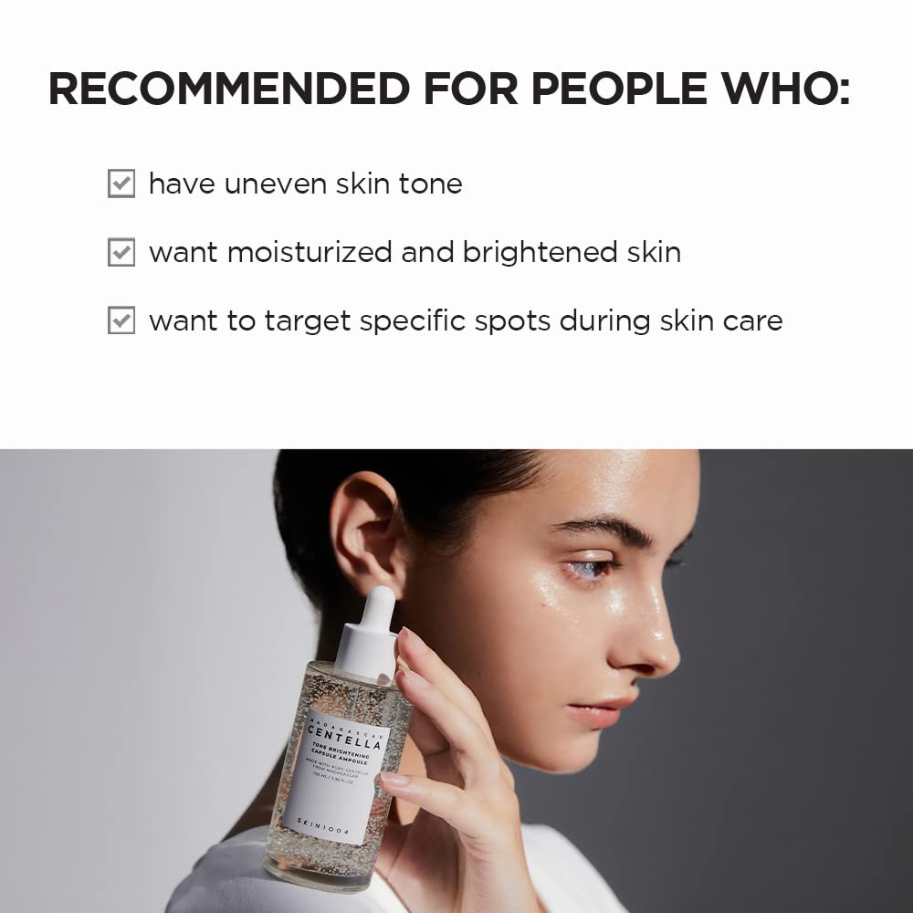 SKIN1004 bottle with dropper ready for precise, calming daily use.