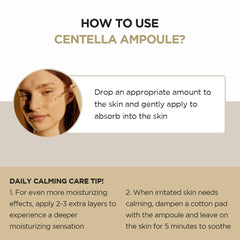 SKIN1004 Centella Ampoule texture close-up shows light, non-sticky formula.