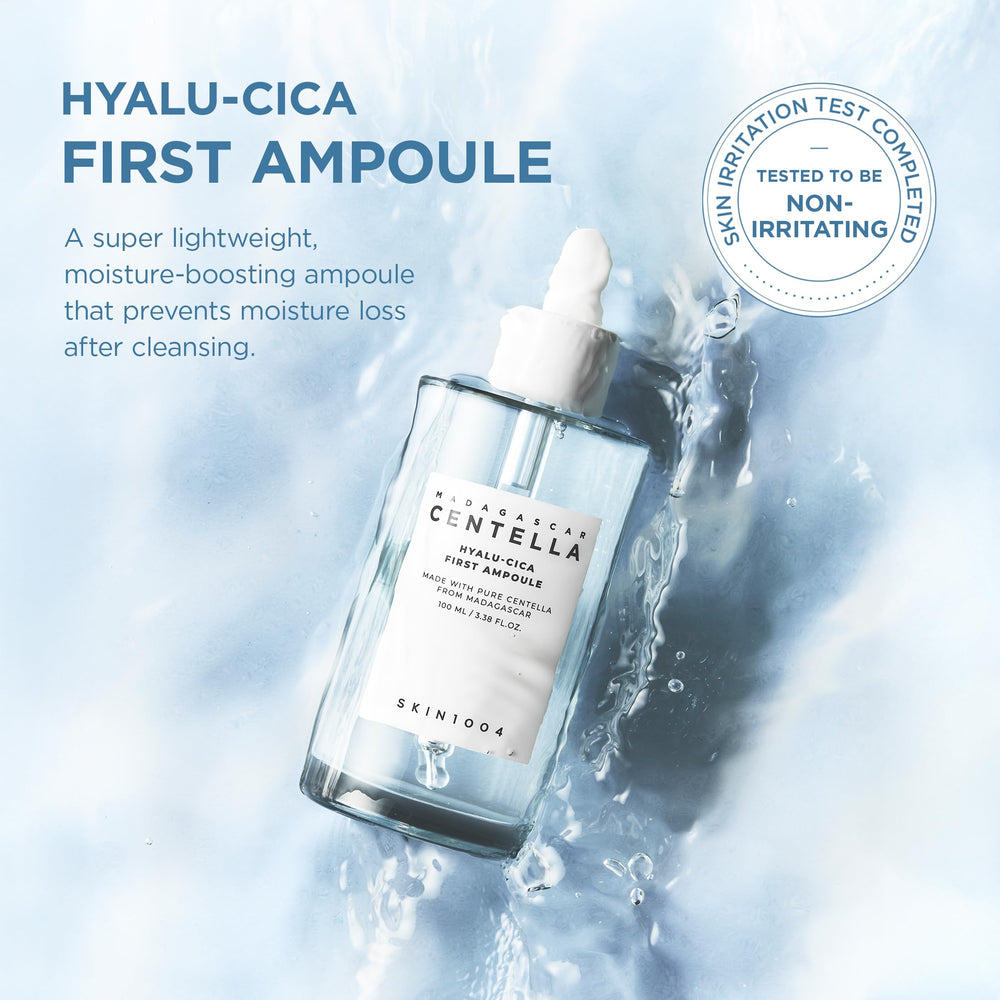 Close-up of the dropper delivering a precise amount of ampoule.