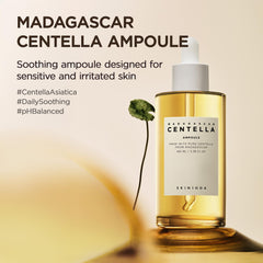 SKIN1004 Madagascar Centella Ampoule dropper highlighting precise application for calm skin