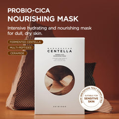 Close-up of SKIN1004 Probio-Cica Nourishing Mask sheet texture