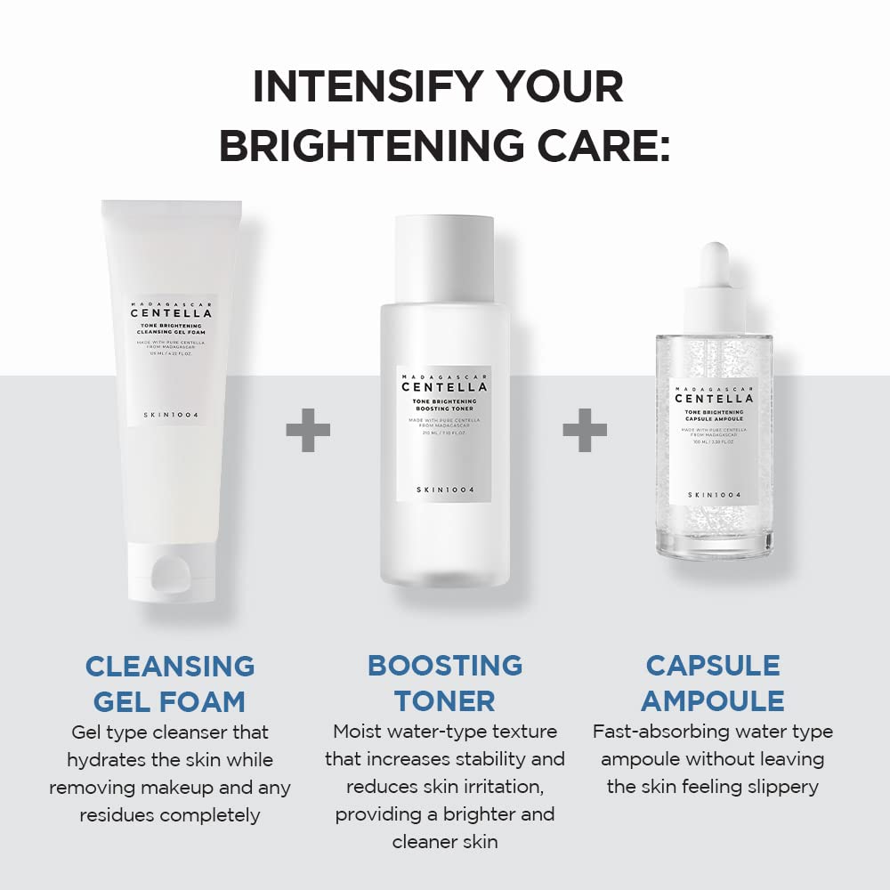SKIN1004 Tone Glowing Cleansing Gel Foam after-cleanse glow