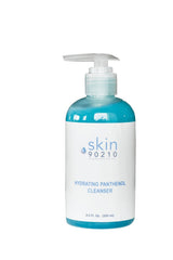 Skin 90210 Hydrating Panthenol Cleanser bottle pour for gentle cleansing and hydration.