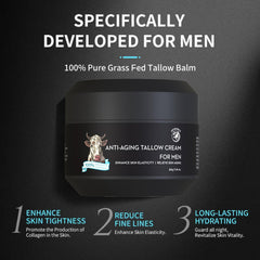 SKINARVE Wrinkle Defense Balm on face after shaving for moisture