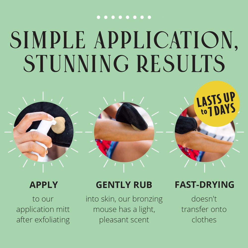 Skinerals face and body use shows universal tan suitability and hydration