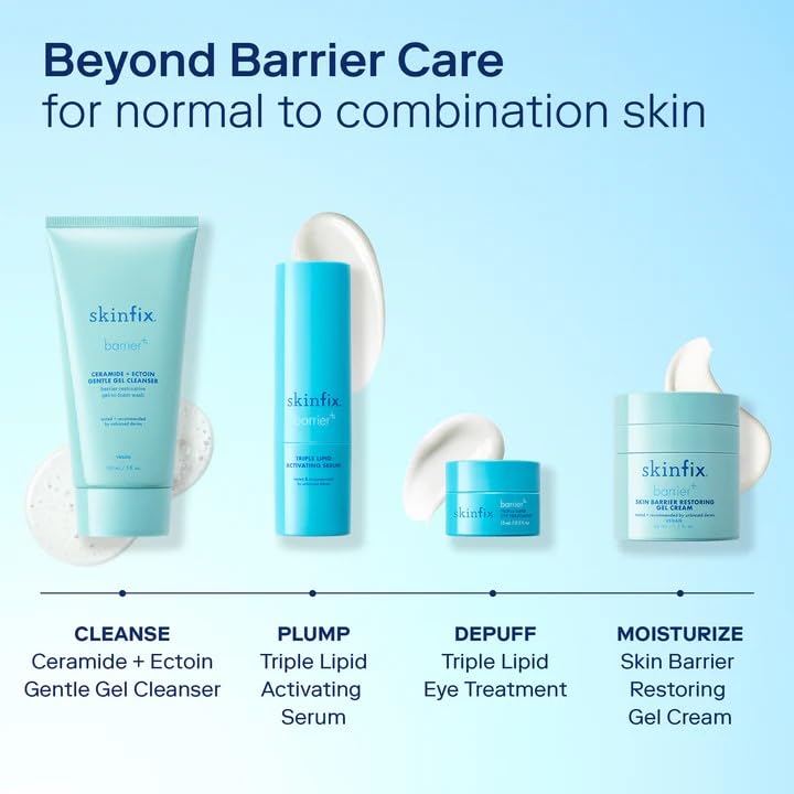 Skinfix Barrier+ Gel Cream Mini fragrance-free label.