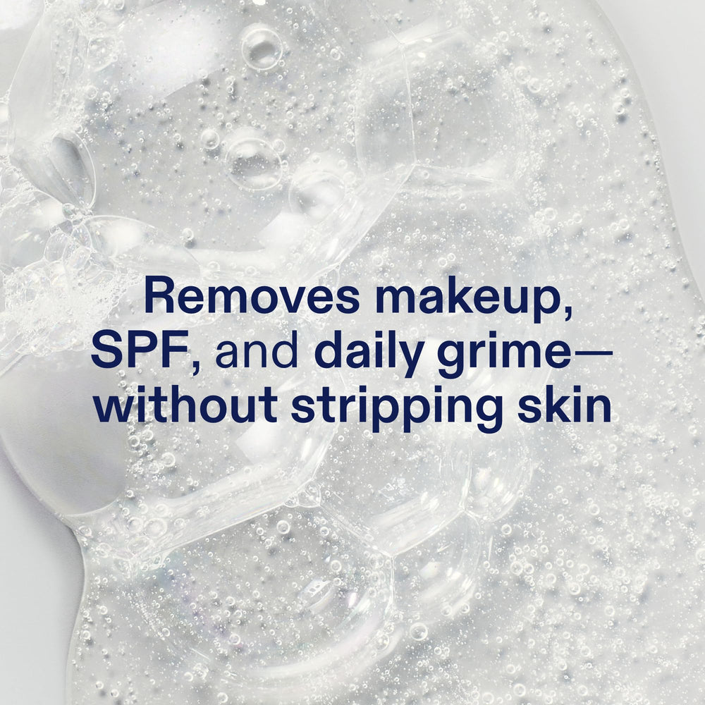 Skinfix cleanser foam lather cleanses while preserving moisture on the skin