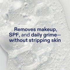 Skinfix cleanser foam lather cleanses while preserving moisture on the skin