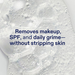 Hands lather Skinfix cleanser on damp skin for gentle, hydrating cleansing.