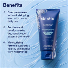 Skinfix colloidal oatmeal barrier illustration showing protective barrier on skin.
