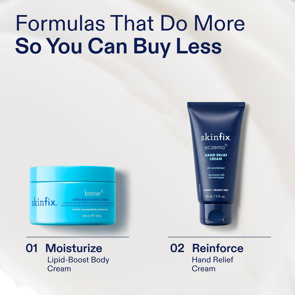Skinfix Lipid-Boost vegan cruelty-free symbol indicating ethical skincare