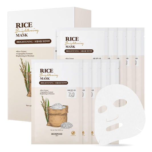 SKINFOOD 1957 Rice Daily Sheet Mask pack for hydration and soft skin