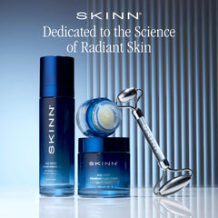 Made-in-LA badge on SKINN Age Reset Eye Balm packaging