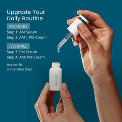 Texture of SKINN Caffeine Eye Cream on finger, easy to apply.