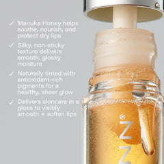 SKINN Luminous Lip Oil Golden gloss finish delivers glassy, comfortable shine