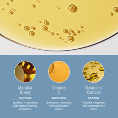 SKINN Luminous Lip Oil Golden Vitamin C brightens and smooths lips