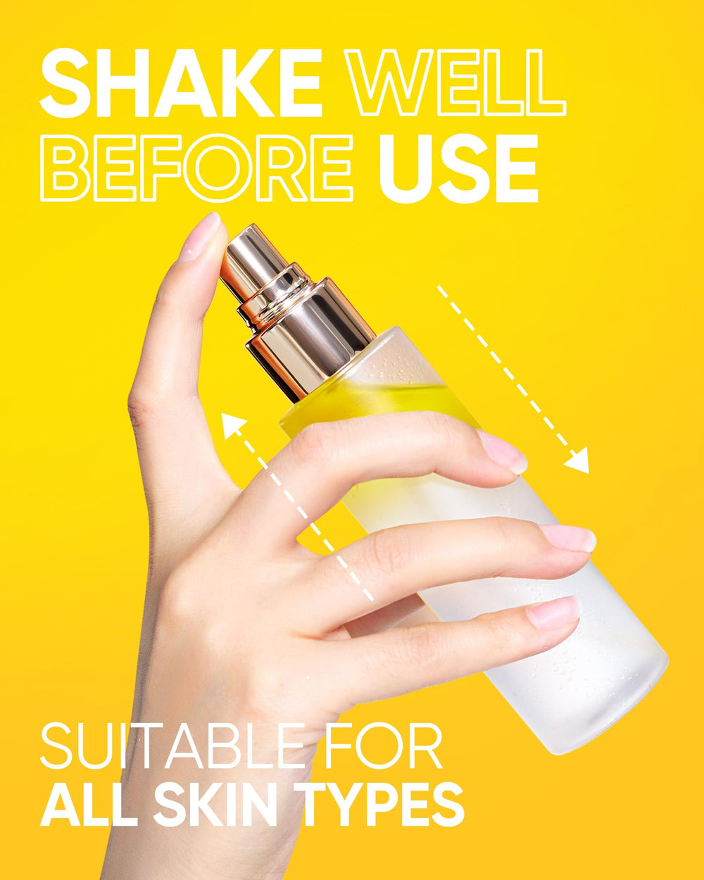 SKINTIFIC Radiance Booster Serum Spray in skincare routine after cleansing for hydration.