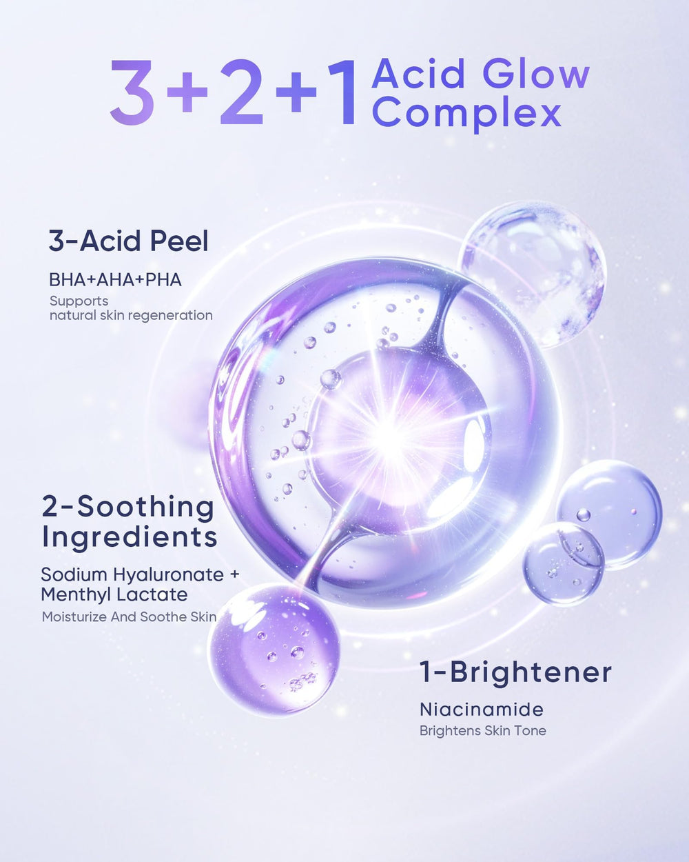 SKINTIFIC Soothing complex pad closeup illustrating irritation reduction for sensitive skin