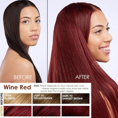 Sklight Hair Dye Shampoo root-to-tip color provides even coverage