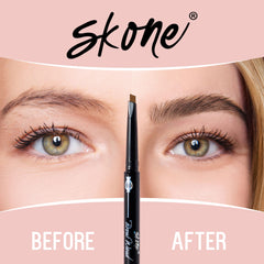 Skone Brow Wand brush detail highlights blending bristles