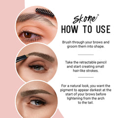 Skone Insanely Intense Eye Tattooed Eyeliner tech provides vibrant, long-lasting color.
