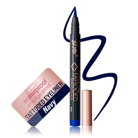 Skone Insanely Intense Navy eyeliner pen for bold, long-lasting color.