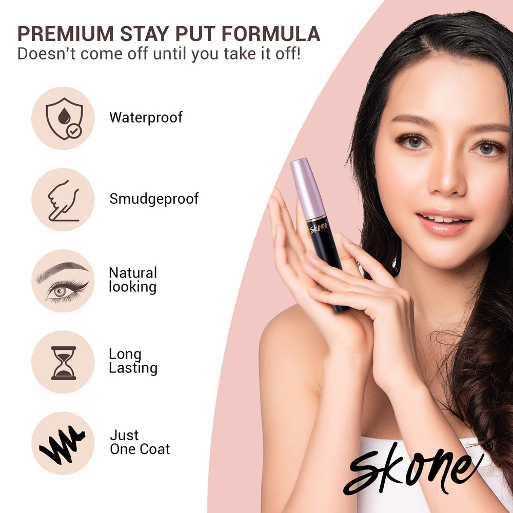 Skone Luxe wand close-up showing smooth, even black coating