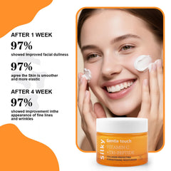 SKSOYT Fragrance-free vegan formula label communicates gentle care.