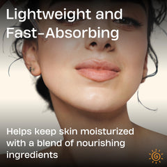 Sky and Sol 50ml bottle on surface showcasing compact, travel-friendly skincare.