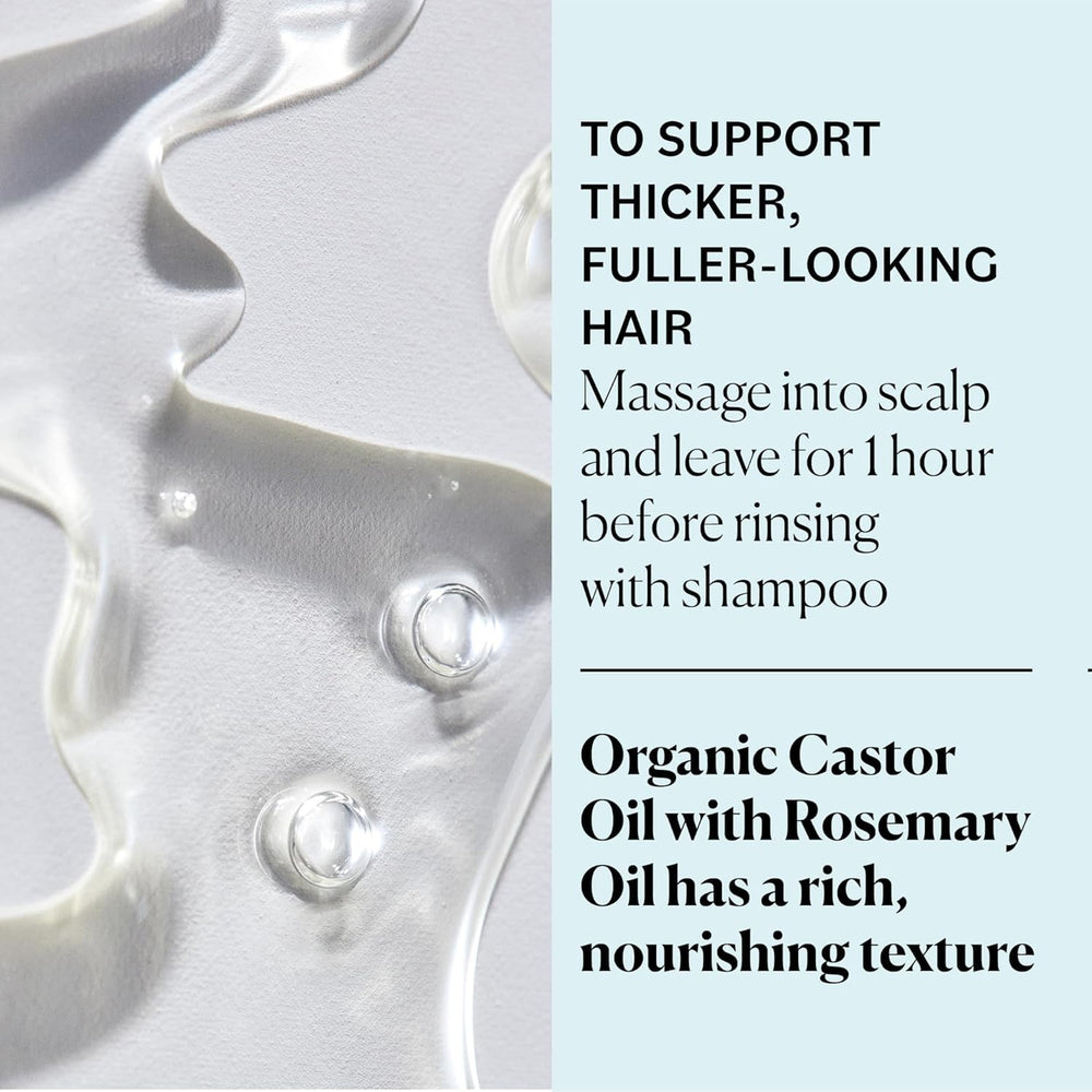 Sky Organics castor oil rosemary certified organic badge underscores sustainability