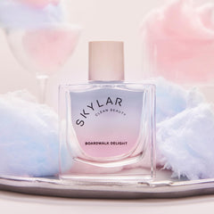 Mid notes of water lily and guava flower in Skylar Boardwalk Delight