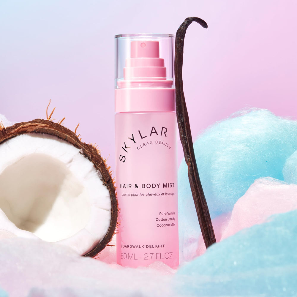 Skylar Boardwalk Delight notes creamy coconut milk add tropical warmth.