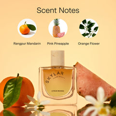 Skylar Citrus Reverie mist spray captures a light, long-lasting fruity-floral lift.