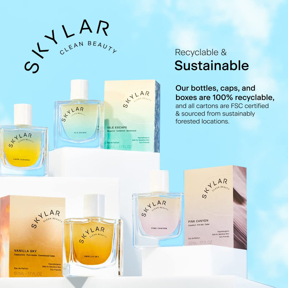 Cap close-up on Skylar Coconut Cove bottle signaling premium packaging.