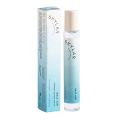 Skylar Salt Air bottle highlights driftwood for a coastal mood throughout the day.