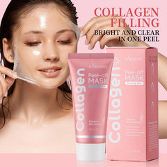 Skynflow collagen serum bottle highlighting concentrated actives for firmer-looking skin