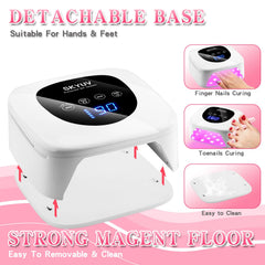 SKYUV sensor-activated cure with hands-in activation for convenience