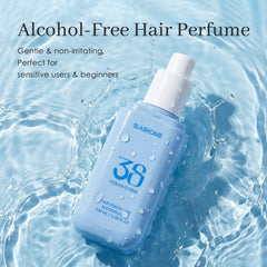 Slashome Citrus Ocean being misted on hair for a subtle aroma