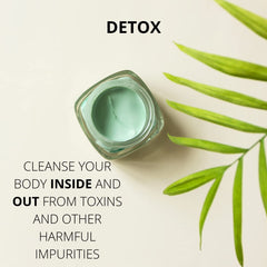 SMART SOLUTIONS clay hair mask prep to clarify scalp and strands.