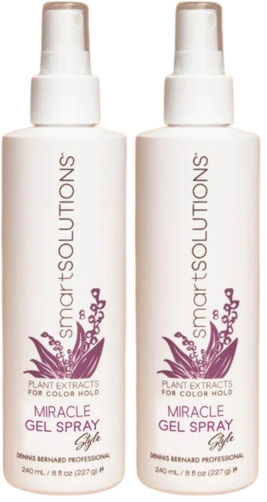 SMART SOLUTIONS Miracle Gel Spray bottle in 8 oz packaging delivering long-lasting hold.