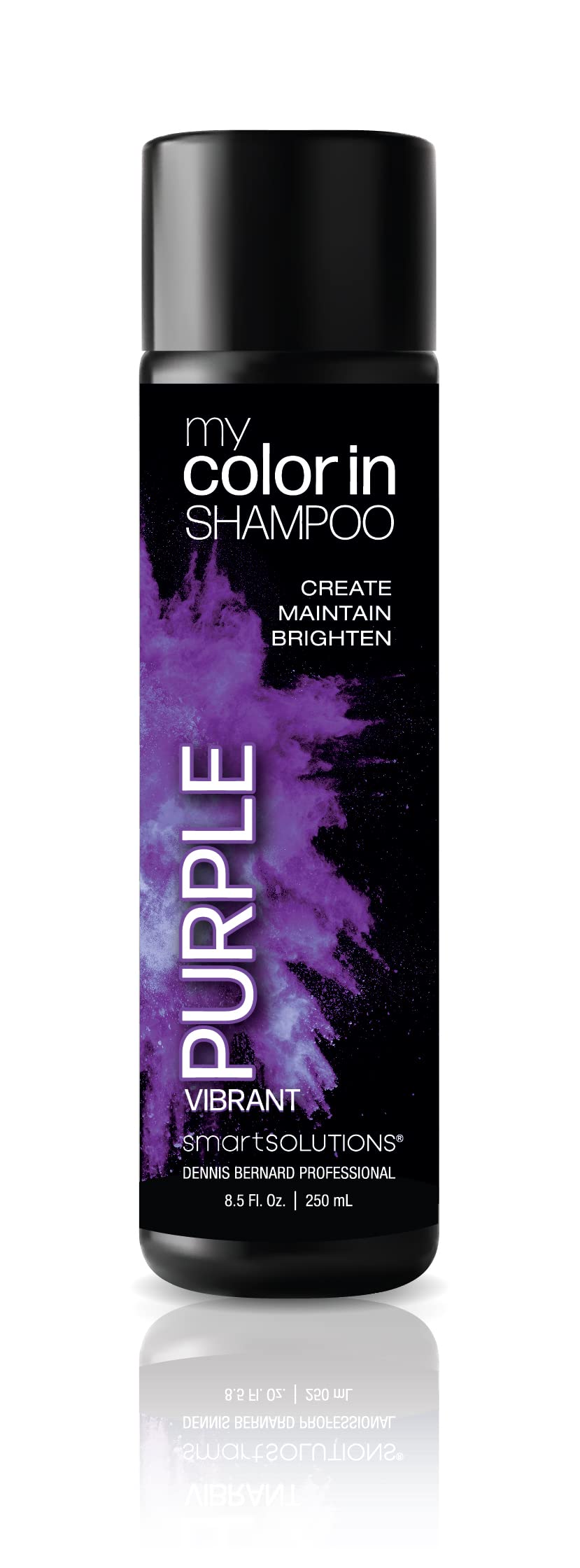 SMART SOLUTIONS My Color Depositing Shampoo Vibrant Purple bottle delivers rich color deposit with every wash.