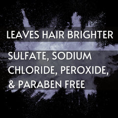 SMART SOLUTIONS My Color In Color Depositing Shampoo Metallic Silver label closeup signals premium color-safe formula