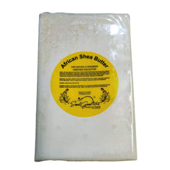 SmellGood Ivory Shea Butter 10lbs block for skin and hair nourishment.
