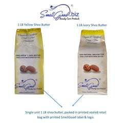 SmellGood shea butter provides moisturization for skin and hair.