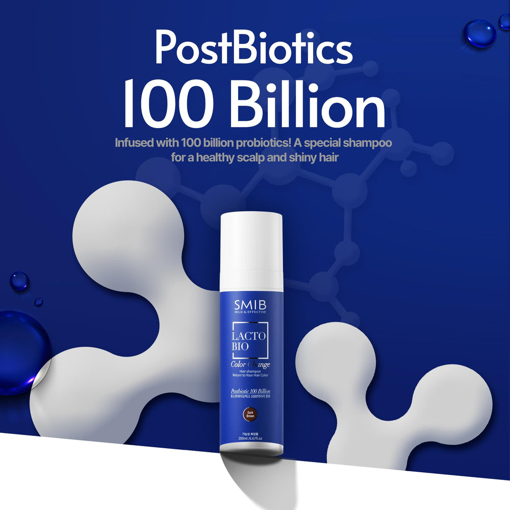 SMIB Lactobio shampoo foam lather on scalp, suggesting probiotic benefits.