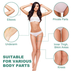 SMILEFACE inner-thighs-cream-swatch demonstrates easy spread and gentle formula.