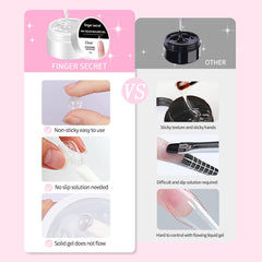SMSMYXF white builder gel 15g for crisp art accents and clean edge sculpting
