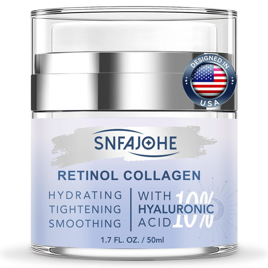 SNFAJOHE Instant Face Lift Cream bottle demonstrates instant firming action.